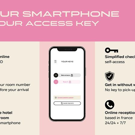 Hotel Cloitre - Entree Autonome, Reception En Ligne - Encore Mieux 奥尔良 外观 照片